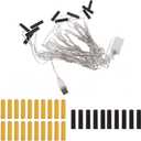 300cm 1/3/5/10-in-1 USB Powered Battery Eliminators with Conductors for Christmas Tree Lights LED Decorations