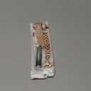 SUPOIX Compatible for Samsung Galaxy Watch 8 40mm 44mm/Galaxy Watch 8 Classic 46mm, 2 Pack 20mm Women Jewelry Bling Replacement Strap for Women daily wearing (Rose Gold)