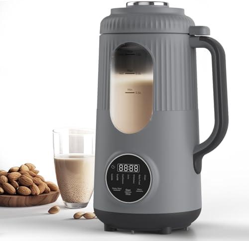 Zopehan 8 in 1 Nut Milk Maker,35oz(1000ml) Automatic Homemade Almond, Oat,Blenders,Plant-Based Milk and Non-Dairy Beverages, Milk Maker Machine with Delay Start/Self Clean