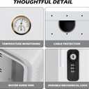 Charger Station Box Compatible with Tesla Gen 3 Wall Connector and ChargePoint EV Charger, Cable Organizer Holder Lock Cover Outdoor Rainproof, Snowproof, Dustproof, Theftproof, Rustproof