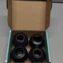 Child Safety Door Knob Cover (4 Pack) Hard-to-Remove Dual-Lock Door Handle Covers for Kids - Reusable Baby Proof Door Knob Locks - Installs Easily, No Tools Needed (Black)