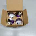 4 Pack A19 LED Black Light Bulbs,9W (100W Equivalent) E26 Base Dimmable Black Lights, UVA Level 385-400NM, Halloween Light BulbsGlow in The DarkFluorescent Poster, Body Paint,Neon Glow Party