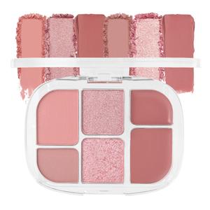3 x All-in-One Makeup Palette  High Pigment Contour, Blush & Eyeshadow  Matte & Shimmer Finishes  Long-Lasting, Blendable & Lightweight  Professional & Daily Makeup Kit (02#, (Pack of 1))