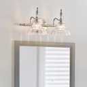 HDDFL Bathroom Light Fixture 2 Lights Brushed Nickel Vanity Lighting Fixtures Modern Wall Sconces for Bedroom Bathroom Hallway Living Room