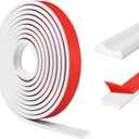 Peel and Stick Wall Molding Self Adhesive Flexible Molding Trim for Edges Mirror Border Crown Molding Window Door Framing Waterproof Edge Guard Home Decoration(White, 1.6 in×30 ft)