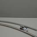 Adjustable Curved Shower Rod, 42-72 inches Extra Wide Shower Curtain Rod, Rust proof, Premium Stainless Steel, Curved Shower Curtain Rod for Bathroom, Need to Drill, Silver