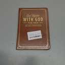 One Minute with God for Men 2026 Daily Devotional and Prayer Journal, 365 Day Bible Reading Plan, Brown Faux Leather Christian Notebook, Compact Gift for Men