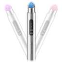 REDLOOK Depuffing Wand - Multi-Mode Cold & Heat Eye with Massager,At Home Face Roller Tool, Beauty Wand for Puffiness Reduction, Dark Circles, and Let The Skin Be Full of Radiance - Silver