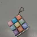 Keyboard Fidget Props, Fidget Clicker Keyboard Keychain Decompression Tool, Dual Sound Keyboards, Quiet & Loud Fidgets Keyboards for Stress Relief, Button Fidgets Gifts for Pass Time (Multicolor)