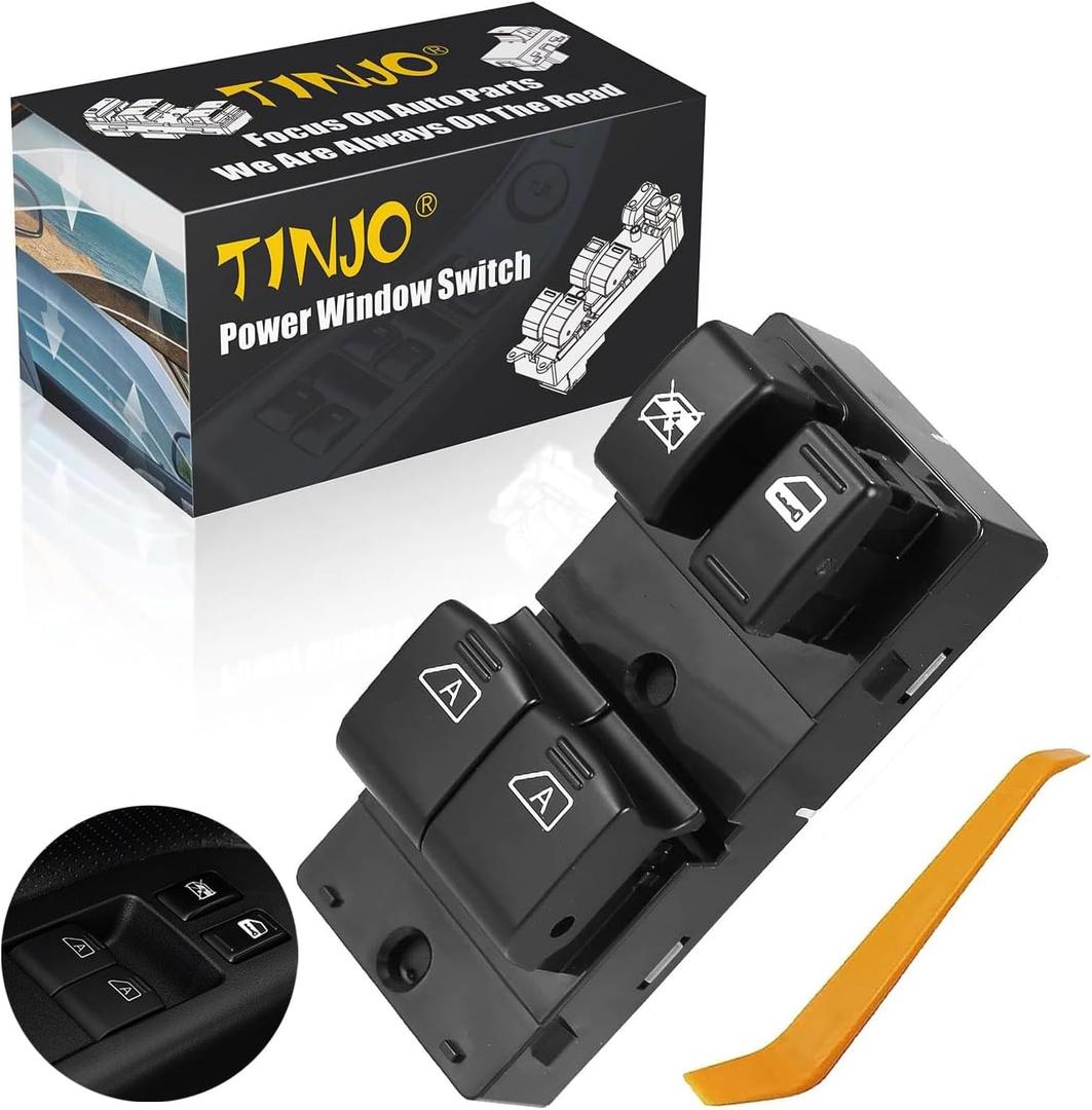 25401CD000 Door Power Window Switch Replacement for Nissan 350Z Infiniti G35 2003-2007 Replace OEM 25401CD02A, Front Left Driver Side Power Window Switch Fit for Nissan Altima Infiniti G37 2008-2013