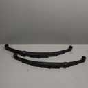 Magorfas Trailer Leaf Spring 4 Leaf Double Eye 2500 lbs Cap for 5000 lbs Axle Suspension 25-1/ 4" Length fits for SW4 - Set 2