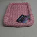 MidWest Homes for Pets QuietTime Fashion Dog Bed  Pink Faux Fur Bolster, Ultra-Soft and Machine Washable, Fits 24-Inch Crates and Carriers, for Small Breed Dogs