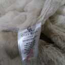 Cozy Bliss Fluffy Faux Fur Blanket King Size for Bed, Fuzzy Soft Striped Plush Blanket, Thick Throw for Bedroom Couch Gift, 108x90 Inches Beige