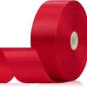 2 x 60 Yards Red Satin Ribbon 1-1/2 Inch, Solid Polyester Fabric Ribbon for Gift Wrapping, Crafts, Flower Bouquet, Wedding, Festival, Christmas, Halloween