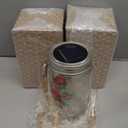 3 Pcs Cardinal Solar Lantern Fairy Hanging Solar Jar Lights Outdoor Yard Garden Lantern Decor for Holiday Indoor Outdoor Decorations Home Decor(Christmas Cardinal)