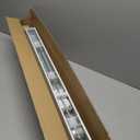 Lotus & Windoware Cordless 1" Vinyl Mini Blind 32" Wide x 64" Long, Alabaster (MLX3264AL)