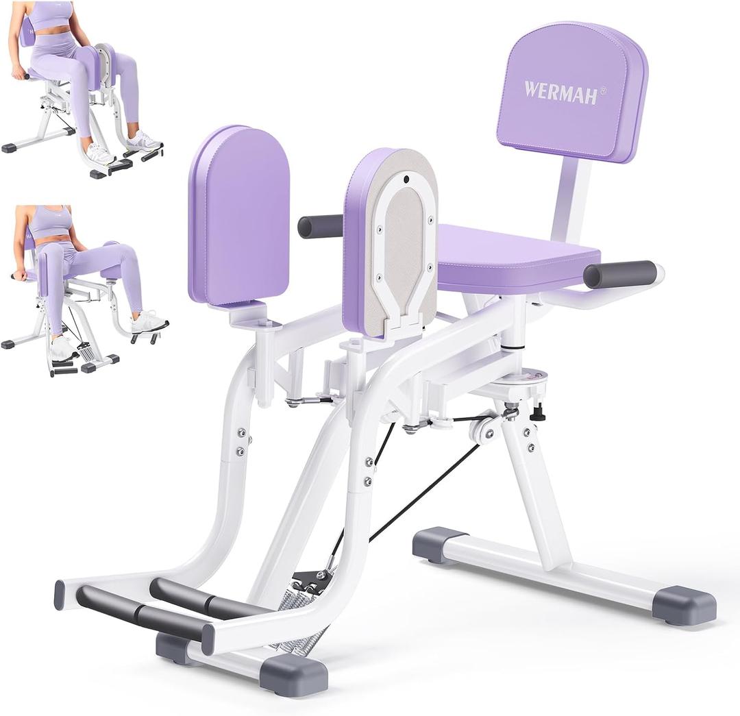 Hip Abduction Adduction Machine, Inner Outer Thigh 5-Level Home Gym | Compact Space-saving Hip Machine for Women.29-165lbs Adjustable Resistance.Glute & Leg Strength Training.Easy Storage, Smooth