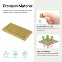 VIVOSUN 1" Rockwool Cubes, 200 Plugs Stonewool Starter Grow Cubes for Cuttings, Cloning, Plant Propagation, Seed Starting, Hydroponic Grow Media for Vigorous Plant Growth