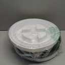 4 Pieces 5 Gallon Leak-Proof Bucket Lid Food Grade Plastic Storage Buckets Screw Seal Lids Screw Pail Lid Pet Food Storage Chicken Feeders Paint Storage Compatible with Gamma, Black