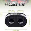 593260 Air Filter Kit (16PCS) Compatible with Briggs and Stratton 4247 5432 5432k 09P00 09P702 550E 500EX 550EX 625 575EX Series Engine - Lawn Mower Air Cleaner 593260 798452 334404