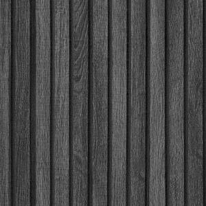 VEELIKE Charcoal Black Wood Slat Wallpaper Peel and Stick Modern Wood Panel Wallpaper for Accent Walls Backdrop 24''x354'' Self Adhesive Removable Slat Wall Paneling for Bedroom Bathroom Living Room