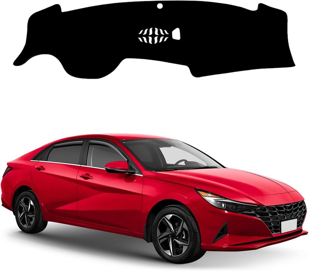 Dash Cover Dash Mat Fit for Hyun-dai Elantra 2021 2022 2023 Dashboard Cover Non-Slip Pad Accessories