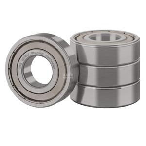 XiKe (4 Pack) 6204ZZ Double Sealed Deep Groove Ball Bearings, 20x47x14mm, Pre-Lubricated for High RPM, Chrome Steel P6, ABEC 3