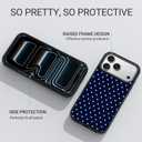 Clear TPU Phone Case Cover for iPhone with Design, Drop Protection, Cute Case for Girl Women (Point 2, iPhone 17 Pro Max)