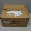 TRZZ 5-Tier Small Shoe Rack, Vertical Narrow Stackable Organizer with Removable Partition, Efficient Shoe Storage for Closet, Entryway, and Small Spaces (Black)