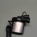 Etekcity Air Pump for Inflatables, Portable Electric Air Mattress Pump, Quick-Fill Perfect Inflator/Deflator for Couch, Blow up Pool Floats Raft Bed Boat Toy with Nozzles, 110-120V, Black (Small)