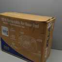 Retractable Air Hose Reel, 3/8" x 80Ft Flex Hybrid Air Hose Max 300PSI Kink-resistant Air Compressor Hose Reel Auto Rewind with 6Ft Lead in, Quick Connect, 180 Swivel Mounting Kit.