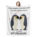 Wajade Gifts for Her Him Anniversary Blanket for Women Men Gifts for Girlfriend Boyfriend I Love You Gifts for Him Her Wedding Gift for Wife Husband Couple 50"X60"