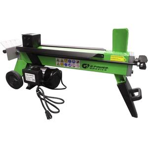 G-Power Electric Log Splitter, 5 Ton-1500 Watt, Power Wood Splitter with Hydraulic Ram, Horizontal Electric Wood Splitter for Firewood Splitting Forestry