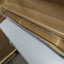 Linear Shower Drain, 304 Stainless Steel with Adjustable Leveling Feet, Hair Strainer,Reversely Install Place to Create an Invisible Floor Drain - Gold -48-Inch