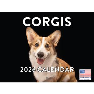 Corgi Calendar 2026 Wall Monthly Corgis Gifts For Corgi Lovers Women Men Mom Dad | American Made In The USA