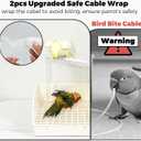 Automatic Parakeet Bird Bath with Pump, Large Bird Shower Fountain Indoor Bathtub with Running Water, Parrot Bath Tub Faucet for Pet Birds, African Grey, Cockatiel, Conure, Budgie, Lovebird