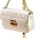 pickpiff Shiny Gold Purse Display Stand, Adjustable Handbag Holder for Closet, Desk, or Retail Display (1 Pack)