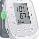 Blood Pressure Monitor, AILE Blood Pressure Machine Upper Arm Large Cuff(8.7"-16.5"), High Automatic Blood Pressure Monitors Cuff for Home Use, (BP) Manual Arm Blood Pressure Monitors, 2 * 99 Memory (White)