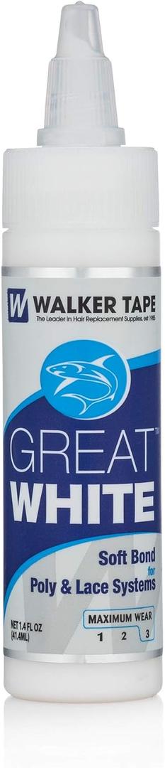 Walker Tape White Soft Bond Adhesive 1.4 oz WKR-GW-1.4 Custom