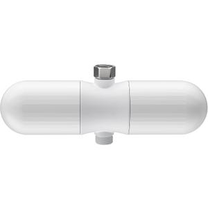 SR SUN RISE Duo Shower Filter - NSF Certified 20-Stage Shower Filter for Hard Water, Water Softener, Removes Chlorine, Heavy Metals, High Flow, Easy Replace Cartridge, Nourish Hair & Skin, Matte White