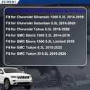 5.3 Engine Rebuild Overhaul Kit Timing Chain Kit & Head Gasket Bolt Set/Intake Exhaust Valve Fit For GM L83 Gen 5 Chevy Tahoe Suburban Silverado GMC Sierra 1500 Yukon 5.3L 2014-2020 HS26744PT 76291V