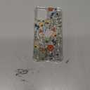 GVIEWIN for iPhone 11 Case Floral, with Screen Protector&Camera Lens Protector,[Non Yellowing] Soft Shockproof Clear Phone Protective Cover for Women, Flower Pattern Design 6.1"(Blooming Flowerets)