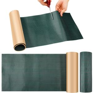 Pushglossy 2 Rolls Pool Patch Repair Kit 8 x 39 Inch Self Adhesive Swimming Pool Safety Cover Patch Kit Pool Cover Repair Kit for Inground Safety Pool Cover (Green)