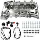 25204723 Engine Valve Cover with Gasket Kit Compatible with 2016-2022 Chevy Malibu Cruze Trax & Buick Encore 1.4L 1.5L Cylinder Head Camshaft Cover Assembly Replaces 12636177 74314ZFMP 98MC22G