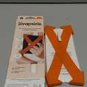 Strapsicle Hand Strap for Kindle Accessories Comfy Silicone Grip Alternative to Case or Cover Fits Paperwhite 7th/10th Gen & Most Kobos - Medium - Orange