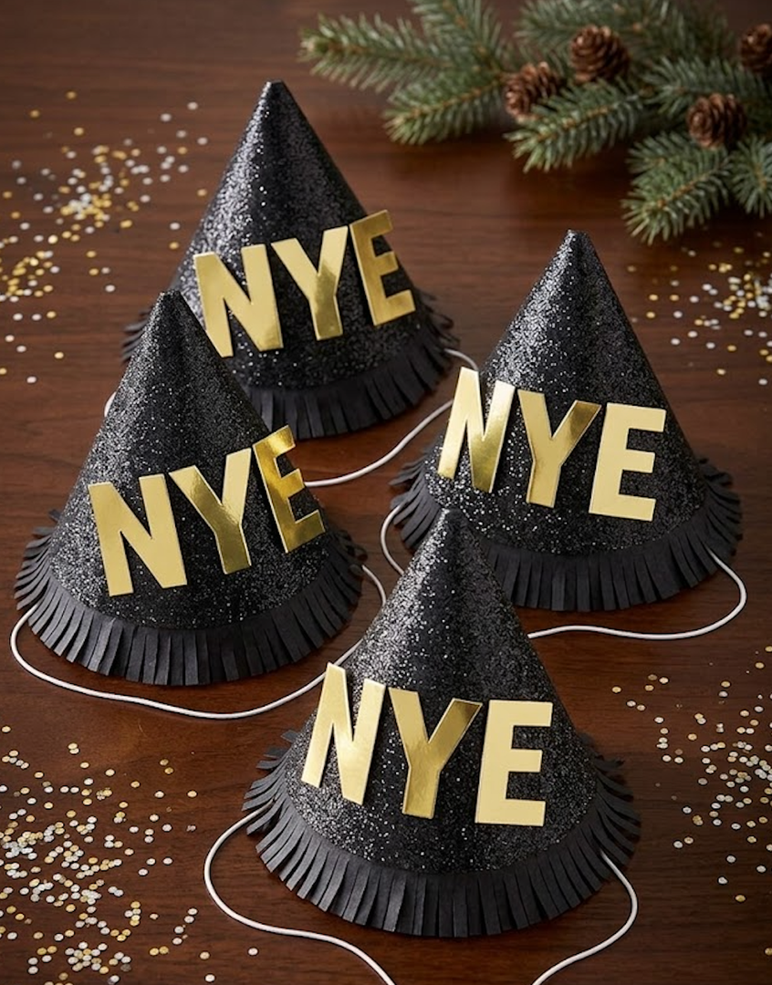 3 x Mini Party Hats (NYE)