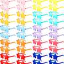 40 Pairs Rimless Star Sunglasses Bulk Wholesale Transparent Candy Color Star Glasses for Women Men Party Favors