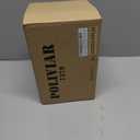 POLIVIAR French Press Coffee Maker, 34 Ounce Coffee Press with Real Wood Handle, Double Wall Insulation & Dual-Filter Screen, Food Grade Stainless Steel for Good Coffee and Tea JX2023-FPLM Beige