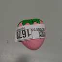 Wireless Bluetooth Mouse Cute Pink Fruit Strawberry Shape Silent Portable Lightweight USB Optical Cordless Dual Mode Mice for PC Laptop Computer Tablet Mac MacBook Pro Desktop Kids Girls Women Gift