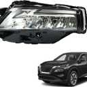 munirater Headlight Assembly Replacement for Rogue SL/S-V 2021 2022 2023 Left Headlamp Driver Side 260606RR0A